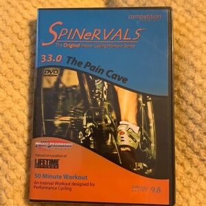 Spinervals 33.0 The Pain Cave Indoor Cycling Workout Series DVD 9.8 Difficult
